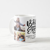 Mug Best Grandpa Ever Cute Photo Collage for Grandpa (Devant gauche)