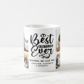 Mug Best Grandpa Ever Cute Photo Collage for Grandpa (Centre)