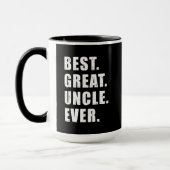 Mug Best great uncle ever (Gauche)