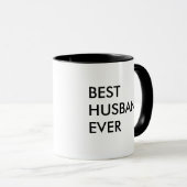 Mug Best Husband Ever Funny (Devant droit)