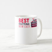 Mug Best Knitting Mom Ever Knitting Mom Tee (Devant droit)