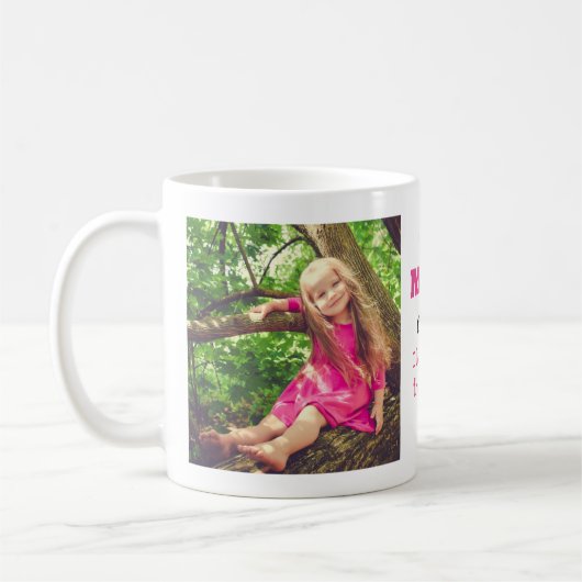 Mug Best Mimi Ever Love You Most Grandkid 2 Photo (Gauche)
