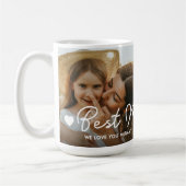 Mug Best Mom Ever 2 Photo Collage de photos Coeurs de  (Gauche)