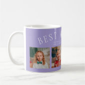 Mug Best Mom Ever 4-Photo Lilac Mothers Day  (Gauche)