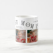 Mug Best Mom Ever 4-Photo White Mothers Day (Centre)