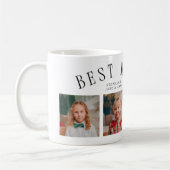 Mug Best Mom Ever 4-Photo White Mothers Day (Gauche)