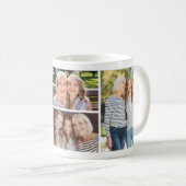 Mug Best Mom Ever Custom Photo Collage Mother's Day (Devant droit)
