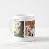 Mug Best Mom Ever, Custom Three Photo Personalized (Devant gauche)