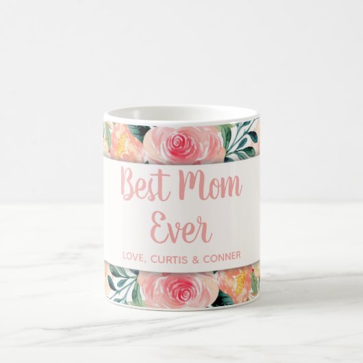 Mug Best Mom Ever Customizable Bonus Mom Mothers Day (Centre)