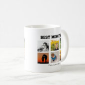 Mug Best Mom Ever Customizable name and images (Devant droit)