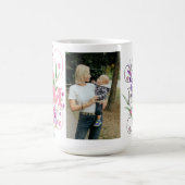 Mug Best Mom Ever Floral Watercolor Design (Centre)