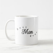 Mug Best Mom Ever Modern Simple (Gauche)
