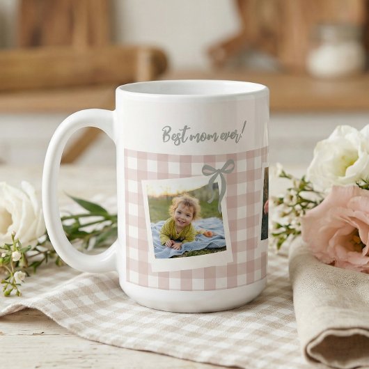 Mug Best Mom Ever Photo Collage
