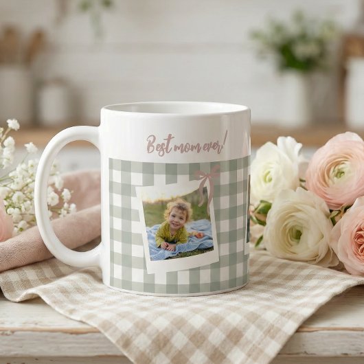 Mug Best Mom Ever Photo Collage