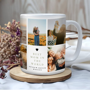 Mug Best Mom Photo Collage Cadeau