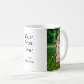 Mug Best Mom Two Photo (Devant droit)