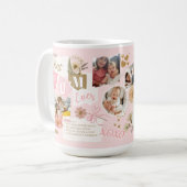 Mug Best Mum Ever Scrapbook Photo Collage Gift for Mum (Devant gauche)