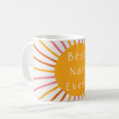 Mug Best Nan Boho Retro Sun (Devant gauche)