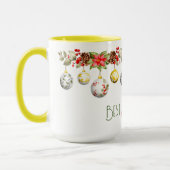 Mug Best Nana Ever Christmas Ball Garland (Gauche)