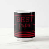 Mug Best Papa élégant (Centre)