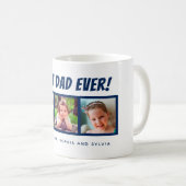 Mug Best Papa Ever 3 Photos (Devant droit)