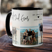 Mug Best Papa Ever Script 4x Photo