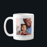 Mug Best Papa Ever Two Photo Personalized<br><div class="desc">Celebrate the love between a grandfather and grandchild with this heartfelt photo mug. Featuring a customizable image and the bold phrase “Best Papa Ever, ” this mug makes a perfect gift for Father's Day, birthdays, or just because. Ideal for proud papas who cherish their morning coffee and their favorite little...</div>