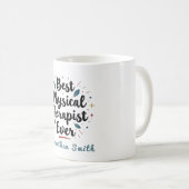 Mug Best Physical Therapist Ever Typography Gift (Devant droit)