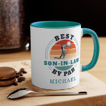 Mug Best Son in Law Par Par Retro Birthday Personnalis<br><div class="desc">Retro Best Son-in-law By Par design vous pouvez customiser pour le récipiendaire de ce joli design de thème de golf. Un cadeau parfait pour l'anniversaire de Fête des pères ou de grand-père. Le texte "Son-in-law" peut être customisé avec n'importe quel papa moniker en cliquant sur le bouton "Personnaliser" ci-dessus. Ajoutez...</div>