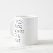 Mug Best Speech Language Pathologist/Speech Therapist  (Devant gauche)