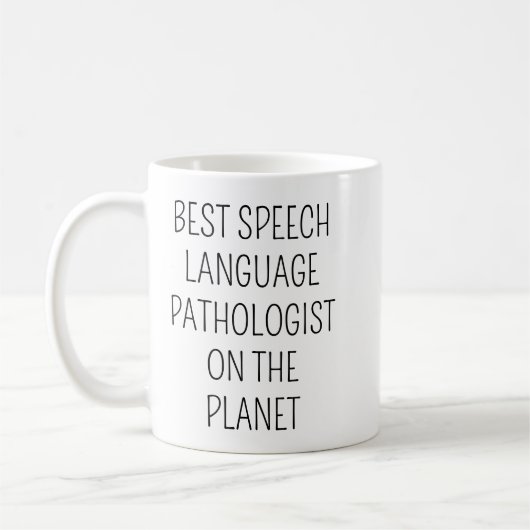 Mug Best Speech Language Pathologist/Speech Therapist  (Gauche)