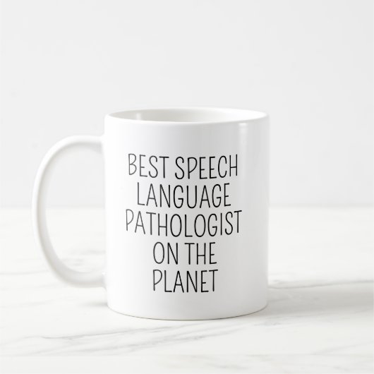 Mug Best Speech Language Pathologist/Speech Therapist (Gauche)