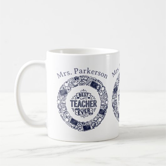 Mug Best Teacher Ever (Gauche)