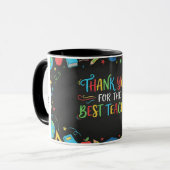 Mug Best Teacher Thank You Personalized (Devant gauche)