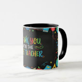 Mug Best Teacher Thank You Personalized (Devant droit)