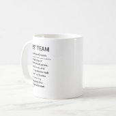 Mug Best Team Ever | Fun Modern Team Appreciation (Devant gauche)