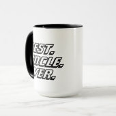 Mug Best Uncle Ever Modern Racing (Devant gauche)