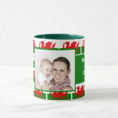 Mug BEST WELSH MUM Custom Wales Photo (Centre)