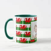 Mug BEST WELSH MUM Custom Wales Photo (Gauche)