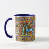 MUG BESTIAIRE MÉDIÉVAL, UNICORNE, ANIMAUX FANTASTIQUES (Gauche)