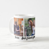 Mug Bestie Best Friends Forever 3 Photo Collage (Devant gauche)