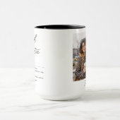 Mug Bestie de travail amusant Définition Photo et nom (Centre)