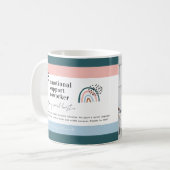 Mug Bestie de travail | Devis et photo cadeau Coworker (Devant gauche)