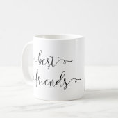 Mug besties cadeaux d'anniversaire cadeau de fête d'am (Devant gauche)