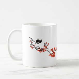 Mug Besties Cadeaux Deux oiseaux sur la branche de l'a