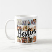 Mug BESTIES, Collage de photos et noms | BFF (Gauche)