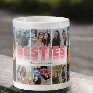 Mug Besties Meilleur ami Collage photo