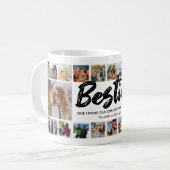 Mug Besties Noms BFF Photo Collage (Devant gauche)