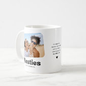 Mug Besties Personalized Friendship Gift (Devant gauche)