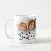 Mug BESTIES Photo Collage BFF Cadeaux Moderne tendance (Gauche)